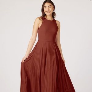 Azazie Terracotta bridesmaids/prom dress. Size 4.